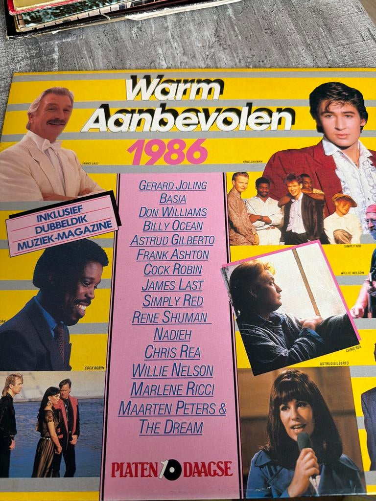 Warm Aanbevolen 1986 LP - Diverse Artiesten Inclusief Magazi, Ophalen, Gebruikt, 1980 - 1989, Complilatie