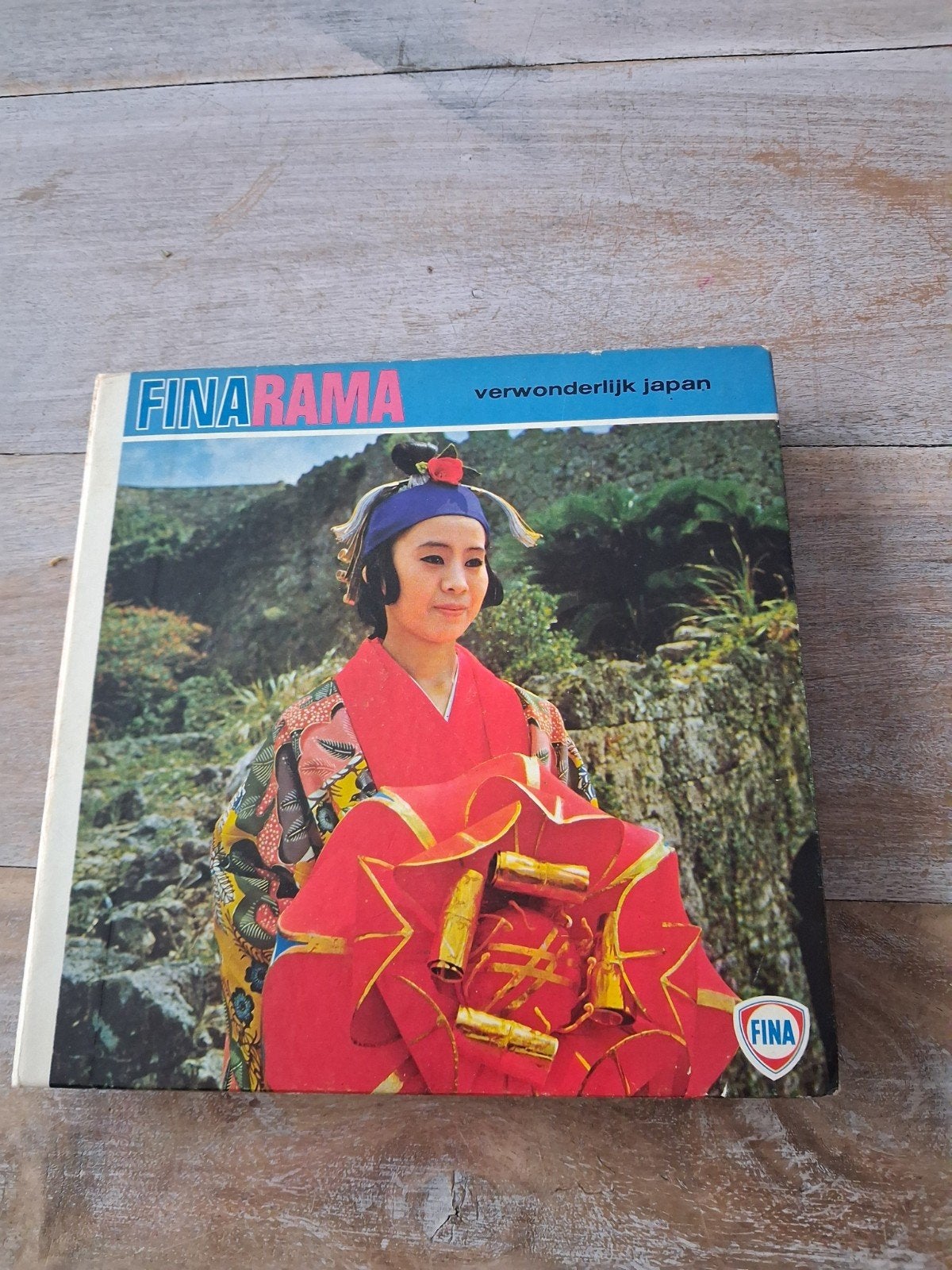 Reclamesingle met dia's van Fina (japan), Ophalen of Verzenden, Zo goed als nieuw