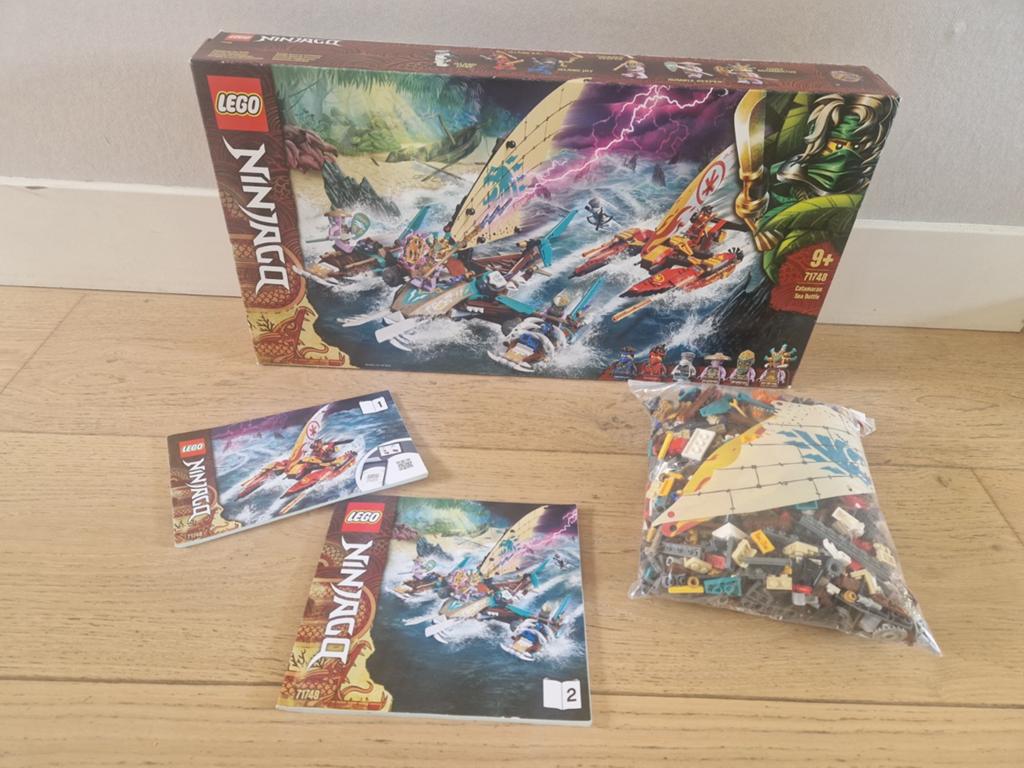 Lego Ninjago 71748 inclusief doos en boekje en minifiguurtje, Lego, Ophalen of Verzenden, Zo goed als nieuw, Complete set