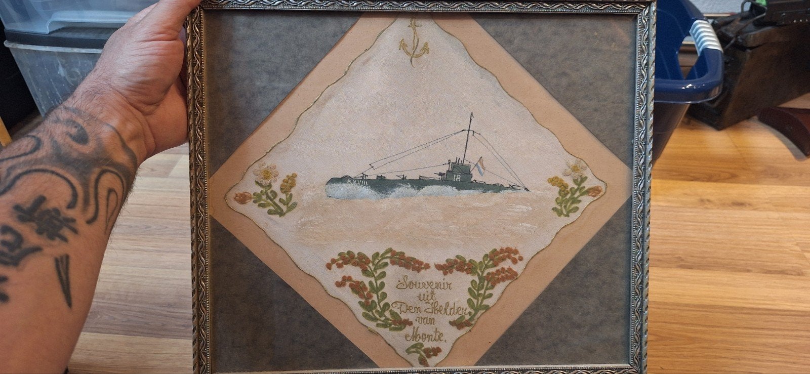 Vintage Souvenir uit Den Helder - Onderzeeboot K XVIII, Verzamelen, Ophalen of Verzenden, Landmacht, Nederland
