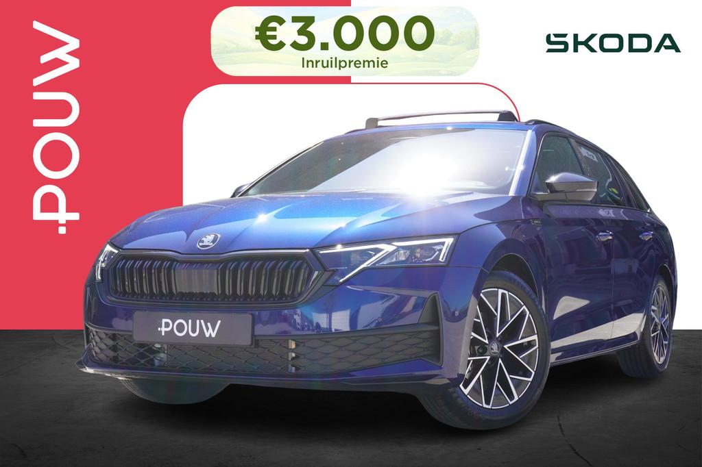 Skoda Octavia Combi 1.5 TSI 150pk MHEV Sportline Tour | Stoe, Auto's, Skoda, 1498 cc, Euro 6, 4 cilinders, Blauw