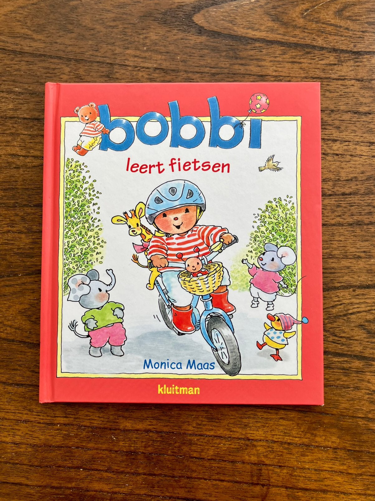 Monica Maas - Bobbi leert fietsen, Ophalen of Verzenden, Zo goed als nieuw, Prentenboek