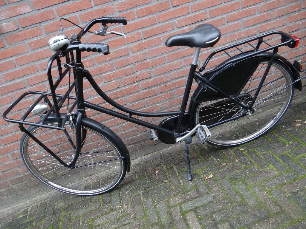 Gazelle Oma fiets, 26 inch.  48 cm. frame., Ophalen, Terugtraprem, Gebruikt, 56 cm of meer