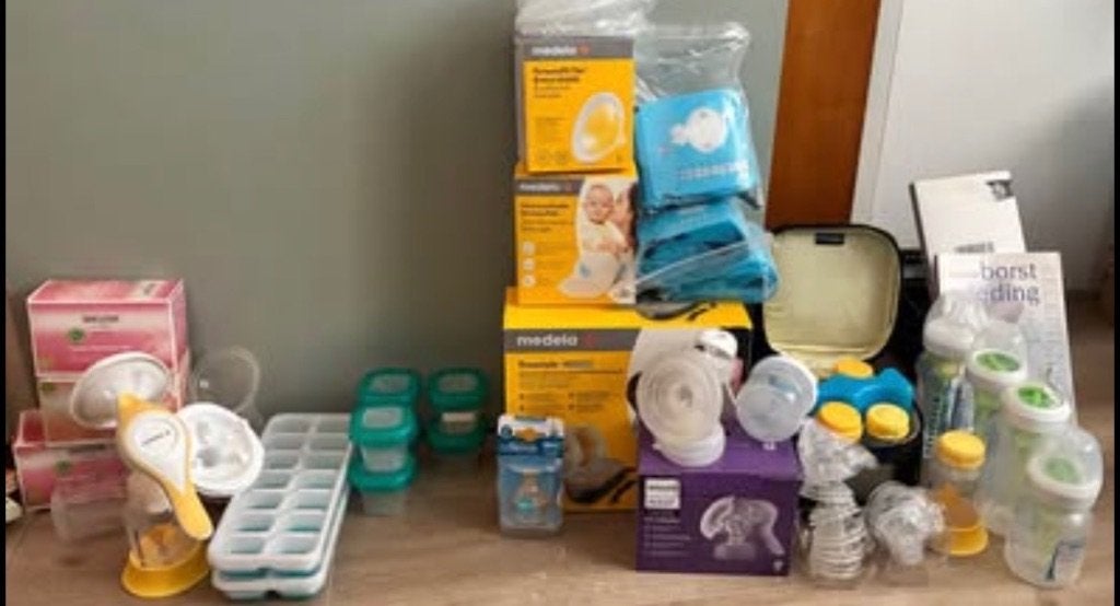 Compleet borstvoedings/kolf pakket + extra’s, Ophalen, Gebruikt, Inclusief tas, Medela