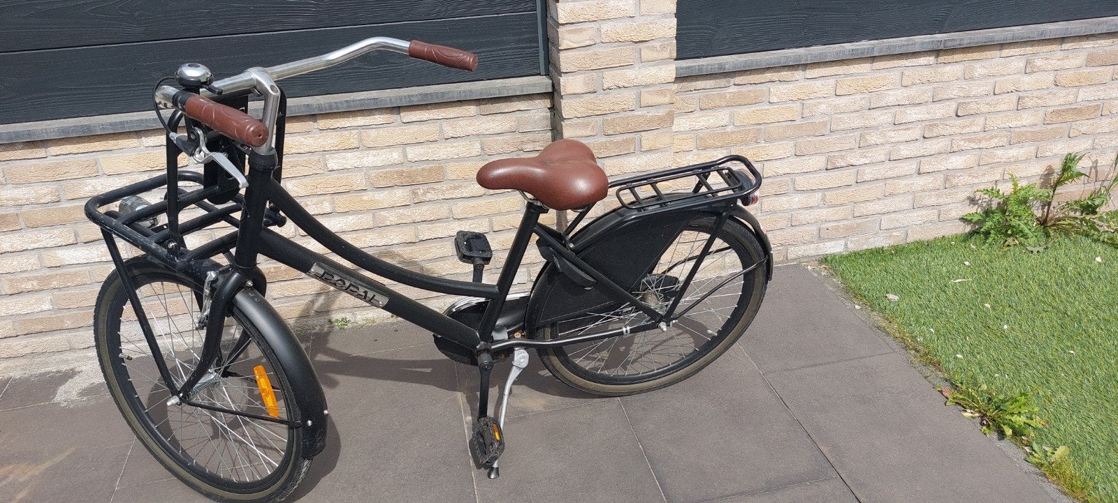Popal Omafiets 24 inch - Zwart, Ophalen, Terugtraprem, Gebruikt, Handrem