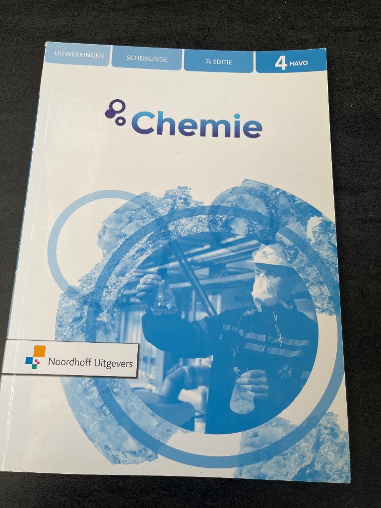 scheikunde Chemie UITWERKINGEN, Boeken, Schoolboeken, Ophalen, Scheikunde, HAVO, Zo goed als nieuw