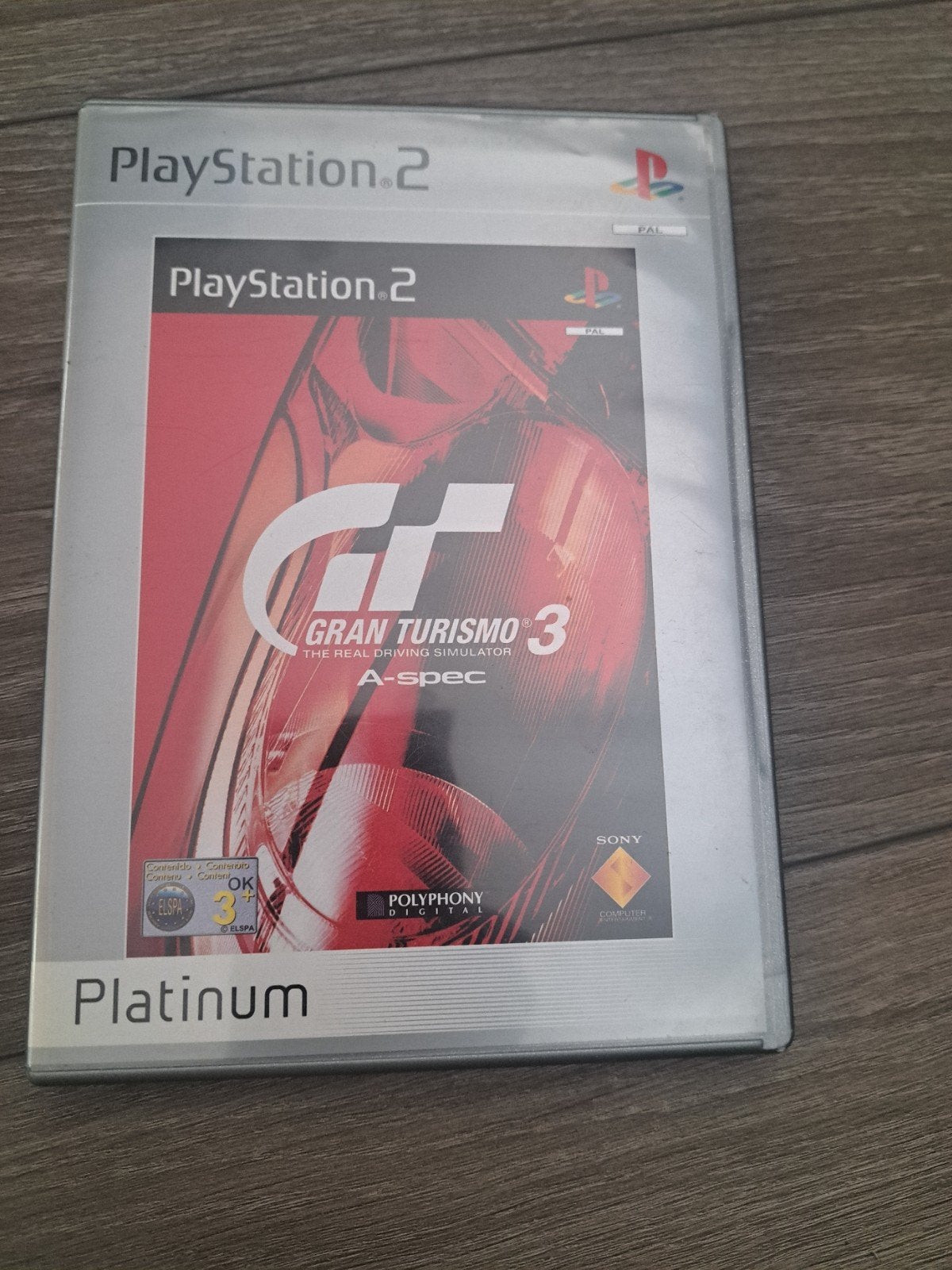 Gran Turismo 3 A-Spec Platinum PlayStation 2 (PS2), Ophalen, 1 speler, Racen en Vliegen, Zo goed als nieuw