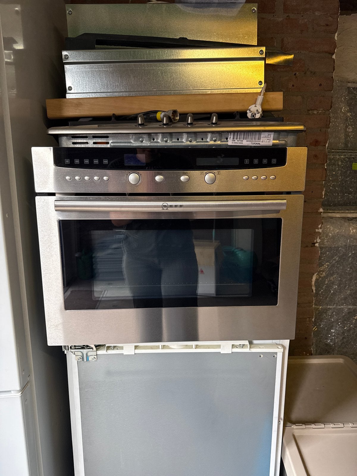 Neff Combi-oven - Inbouw - Zo goed als nieuw, Witgoed en Apparatuur, Ovens, Ophalen, 45 tot 50 cm, Hete lucht, Inbouw