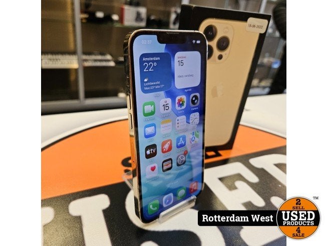 iPhone 13 Pro Gold 128GB - Accu 72% - Uiterlijk Topstaat, Apple, Zo goed als nieuw, Support@apple.com, One Apple Park Way
Cupertino, CA 95014
United States