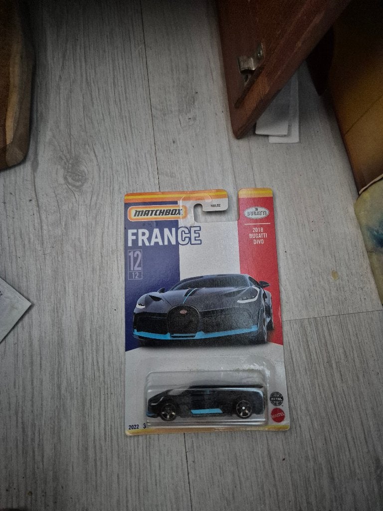 matchbox bugati divo 2018 france, Ophalen of Verzenden, Nieuw, Auto