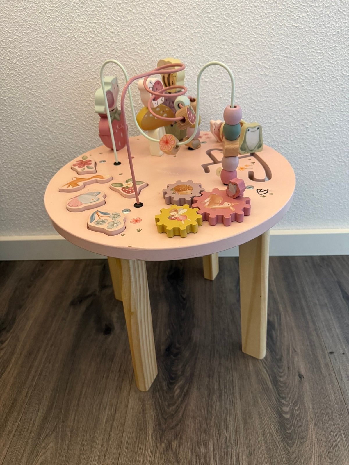 Activiteiten tafel little dutch roze, Ophalen of Verzenden, Gebruikt