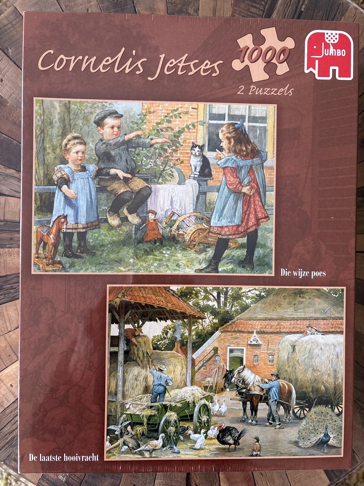Jumbo Cornelis Jetses Puzzels - 2x 1000 stukjes Nieuw, Een of twee spelers, Ophalen of Verzenden, Nieuw