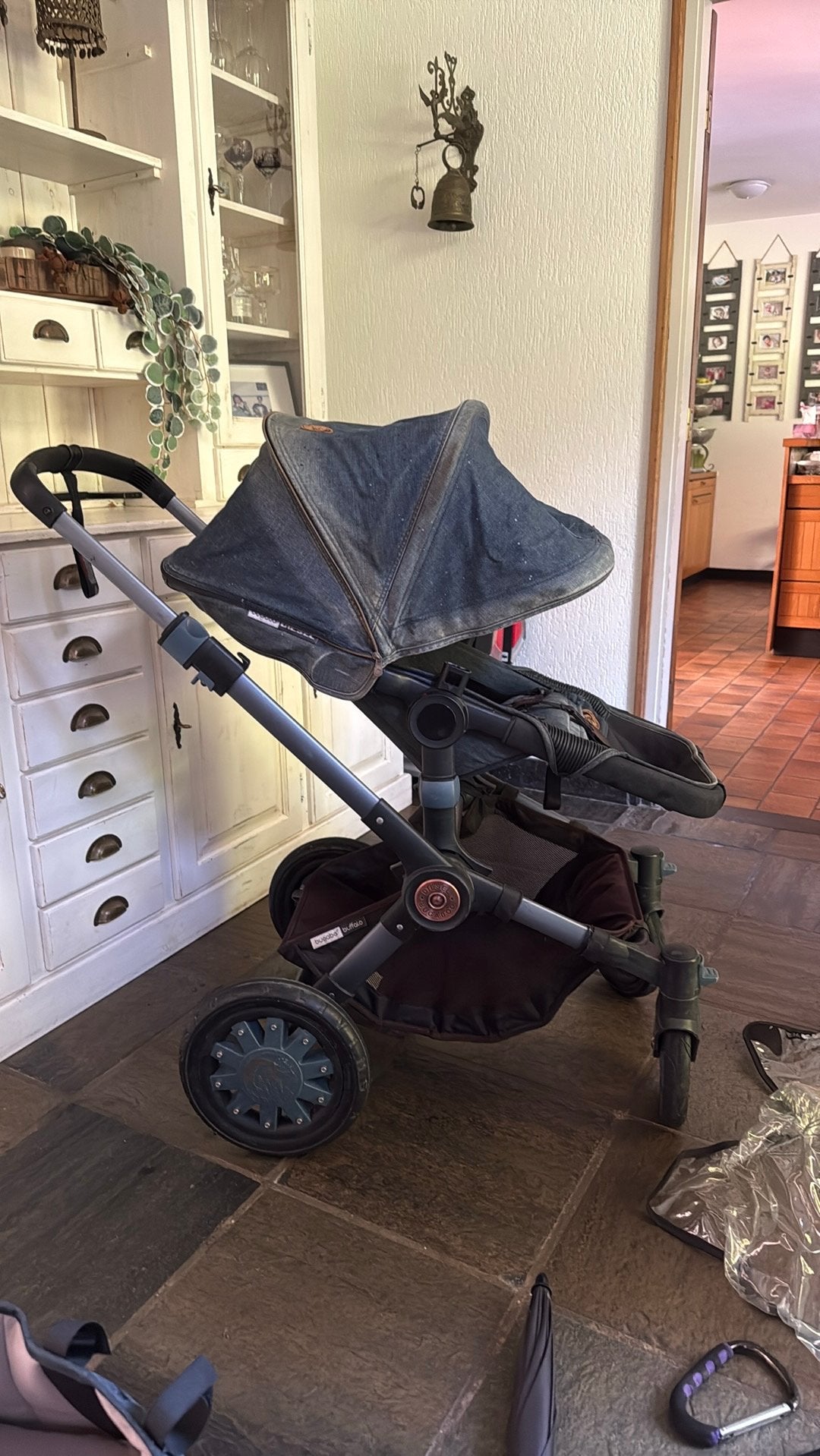 Bugaboo Buffalo Diesel special edition, Kinderen en Baby's, Kinderwagen, Gebruikt, Bugaboo, Verstelbare duwstang