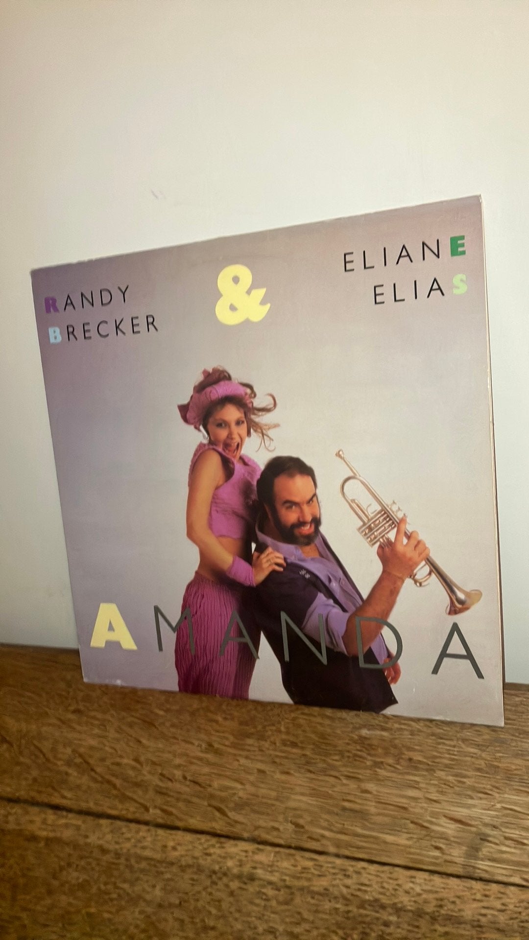 Randy Brecker & Eliane Elias/Amanda lp, LP, Gebruikt, Jazz-fusion, Ophalen of Verzenden