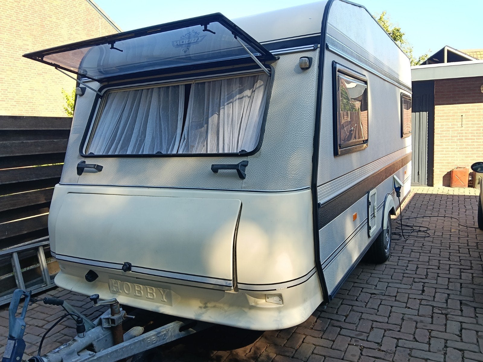 hobby prestige 460, Caravans en Kamperen, Caravans, tot en met 4, Rondzit, Hobby, Ophalen