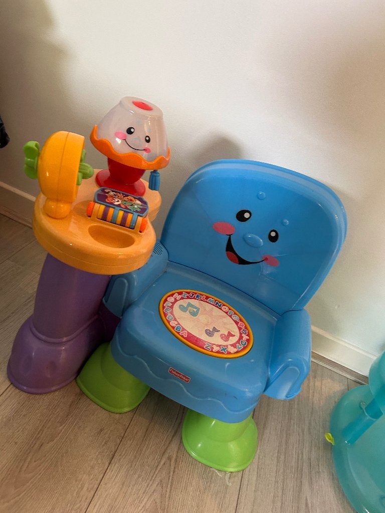 Fisher Price activiteitenstoel, Ophalen, Gebruikt, Speelset, Met licht