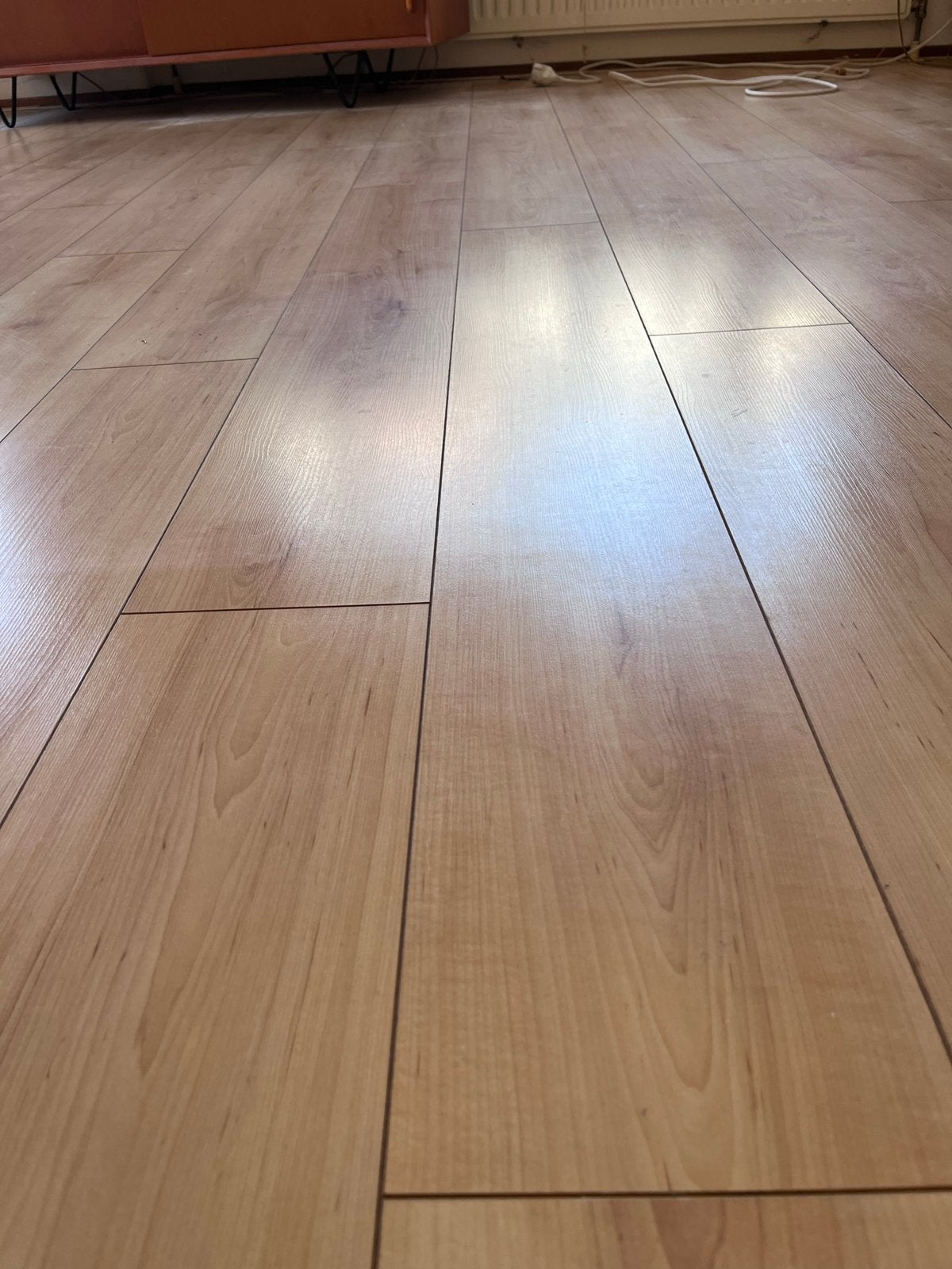 Laminaat vloer 70m2 - Licht houtkleur, Huis en Inrichting, Stoffering | Vloerbedekking, Ophalen, Gebruikt, Beige, 50 tot 75 m²