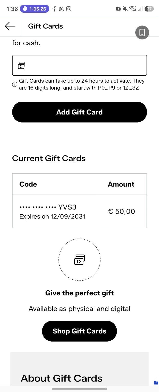 Zalando 50eu giftcard, Tickets en Kaartjes, Eén persoon, Cadeaubon, Warenhuis- of Winkelbon