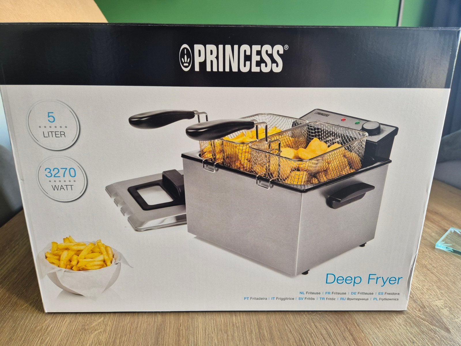 Princess Friteuse 5L - Nieuw in doos, 4 liter of meer, Ophalen of Verzenden, Nieuw, Duo-friteuse