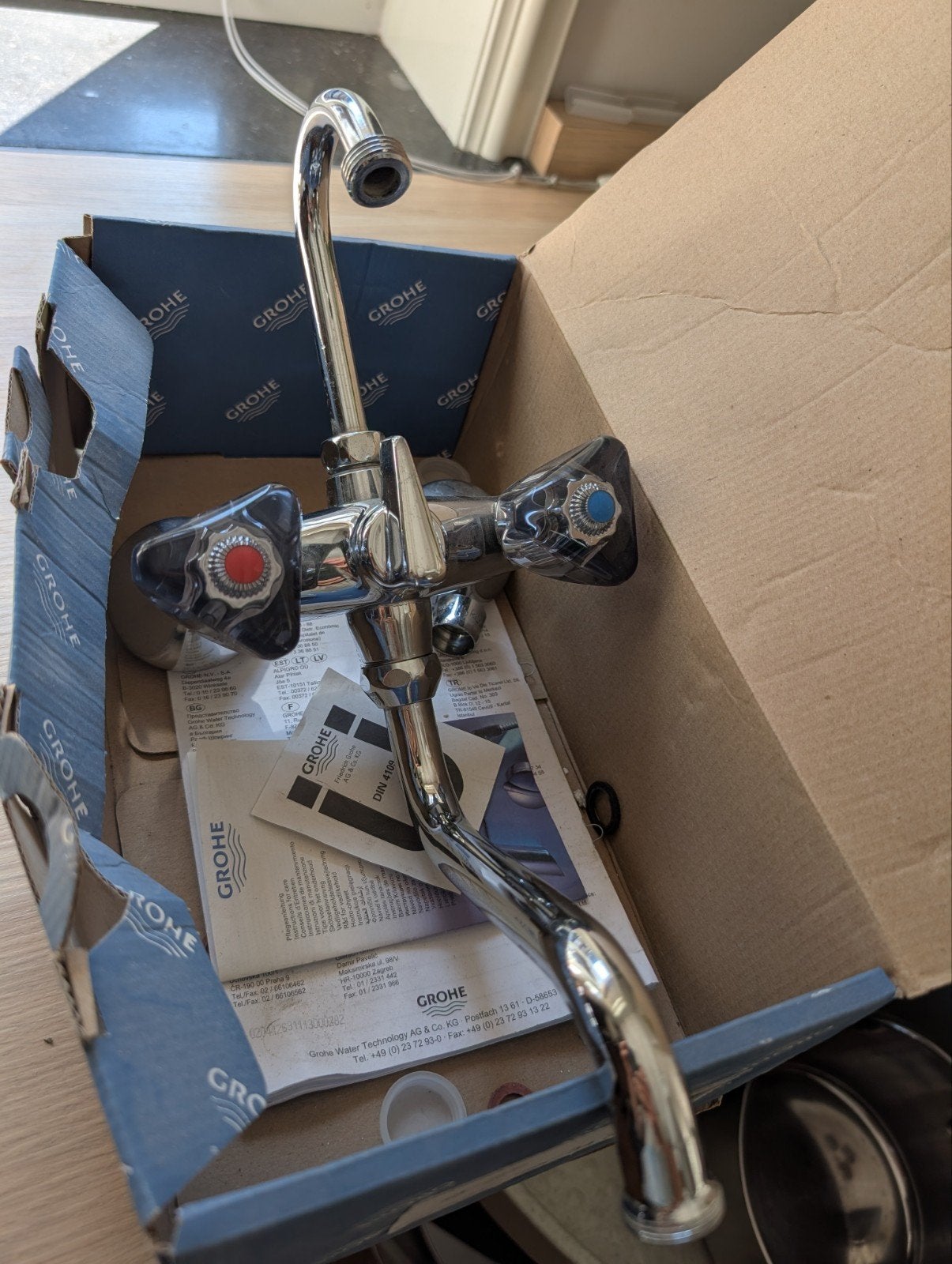 kraan, Doe-het-zelf en Verbouw, Sanitair, Ophalen, Nieuw, Chroom, Kraan