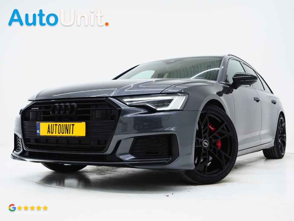 Audi A6 Avant 55 TFSI e quattro Competition Full Black | Pan, Auto's, Audi, Bedrijf, Te koop, A6, 4x4, ABS, Achteruitrijcamera
