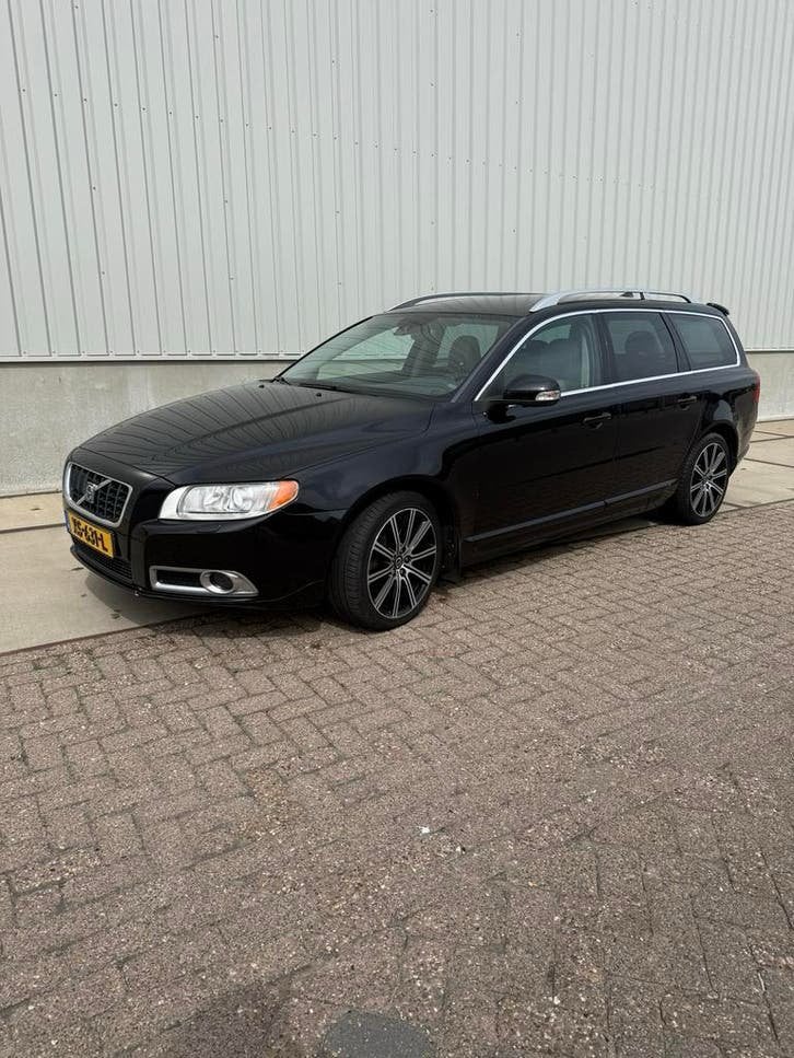 Volvo V70 3.0 T6 AWD AUT 2007 Zwart, Auto's, Automaat, 2953 cc, 2000 kg, 1714 kg