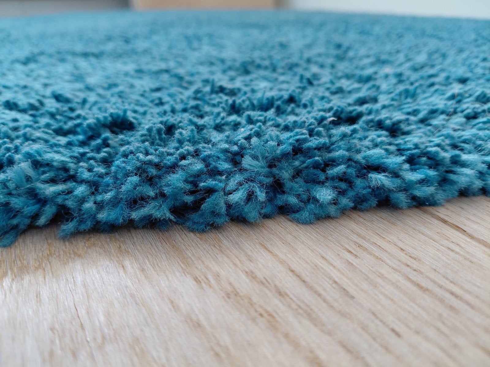 IKEA Rond Vloerkleed - Turquoise (130 cm), Ophalen, Blauw, Rond, Zo goed als nieuw