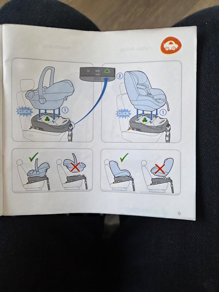 Maxi-cosi Famelyfix auto stoeltje, Ophalen, Verstelbare rugleuning, 9 t/m 18 kg, Zo goed als nieuw