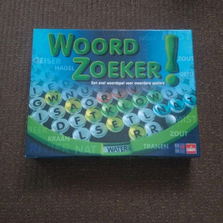Moet weg! Woordzoeker spel van Goliath, Hobby en Vrije tijd, Gezelschapsspellen | Bordspellen, Goliath, Ophalen of Verzenden, Zo goed als nieuw