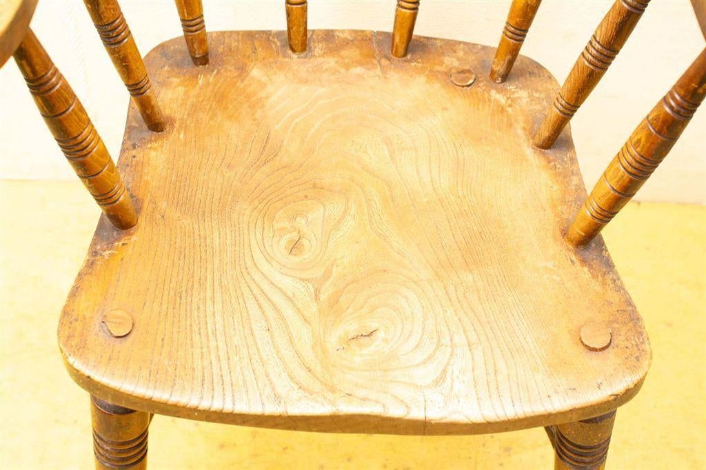 1 Houten stoel 38811, Gebruikt, Bruin, Ophalen of Verzenden, Vijf, Zes of meer stoelen