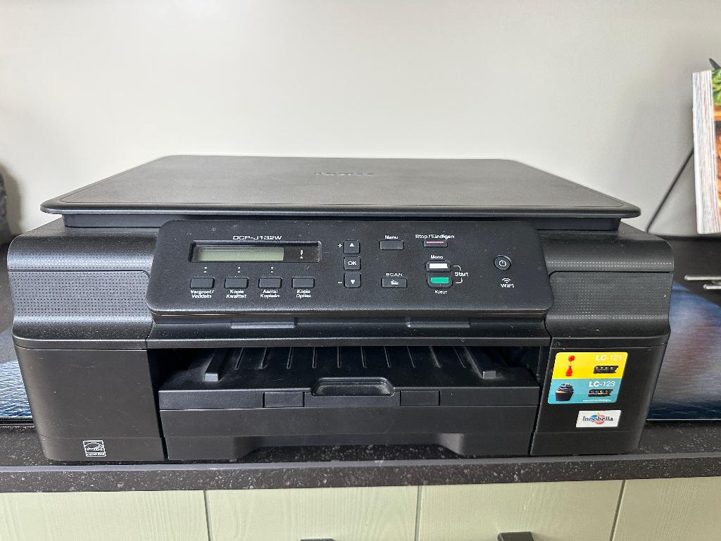 Brother DCP-J132W inktjet printer, Computers en Software, Printers, Ophalen, Gebruikt, Printer, Inkjetprinter