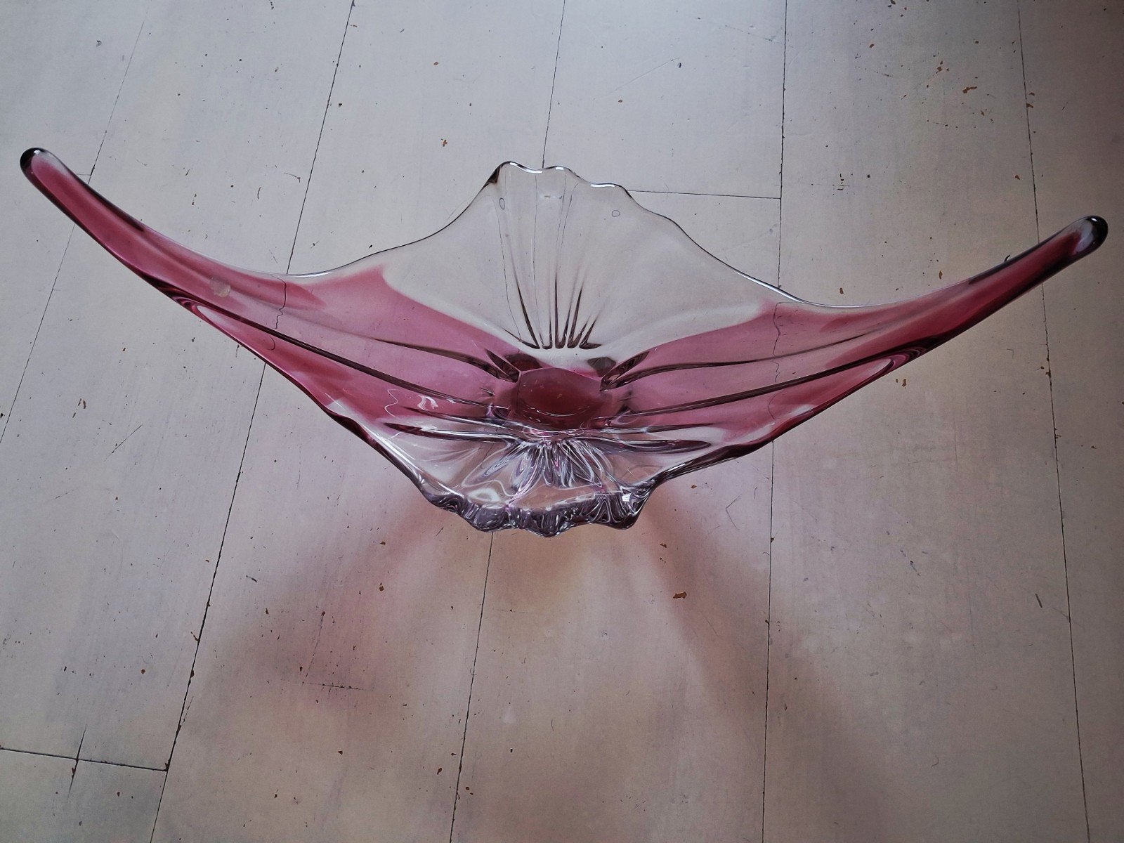 Murano,sierschaal,rose, Antiek en Kunst, Antiek | Glas en Kristal, Ophalen of Verzenden