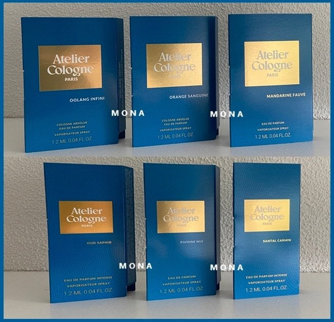 Atelier Cologne set 6 niche parfum samples proefjes testers, Verzenden, Nieuw