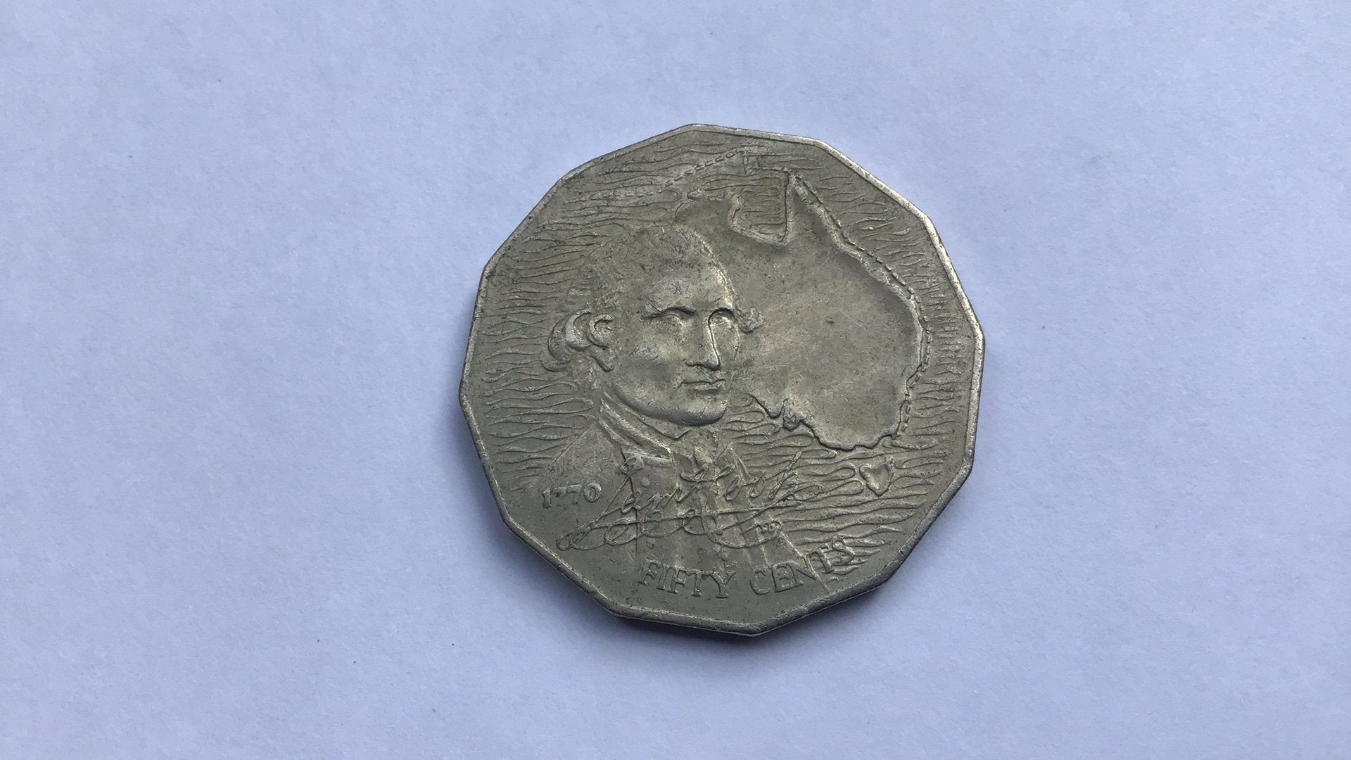 Aaustralie 50 cent 1970., Ophalen of Verzenden