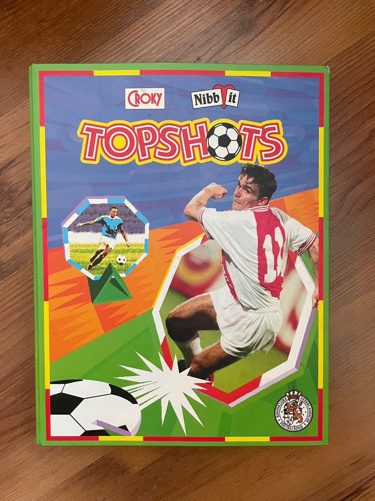 Croky Nibbit Topshots EK '96 en Eredivisie Voetbalplaatjes, Ophalen, Zo goed als nieuw, Overige binnenlandse clubs, Spelerskaart