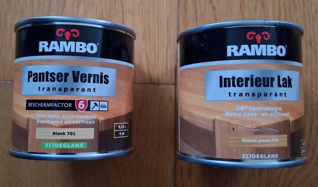 Rambo interieurlak transparant Rambo pantservernis kleurloos, Ophalen of Verzenden, Nieuw, Wit, Lak