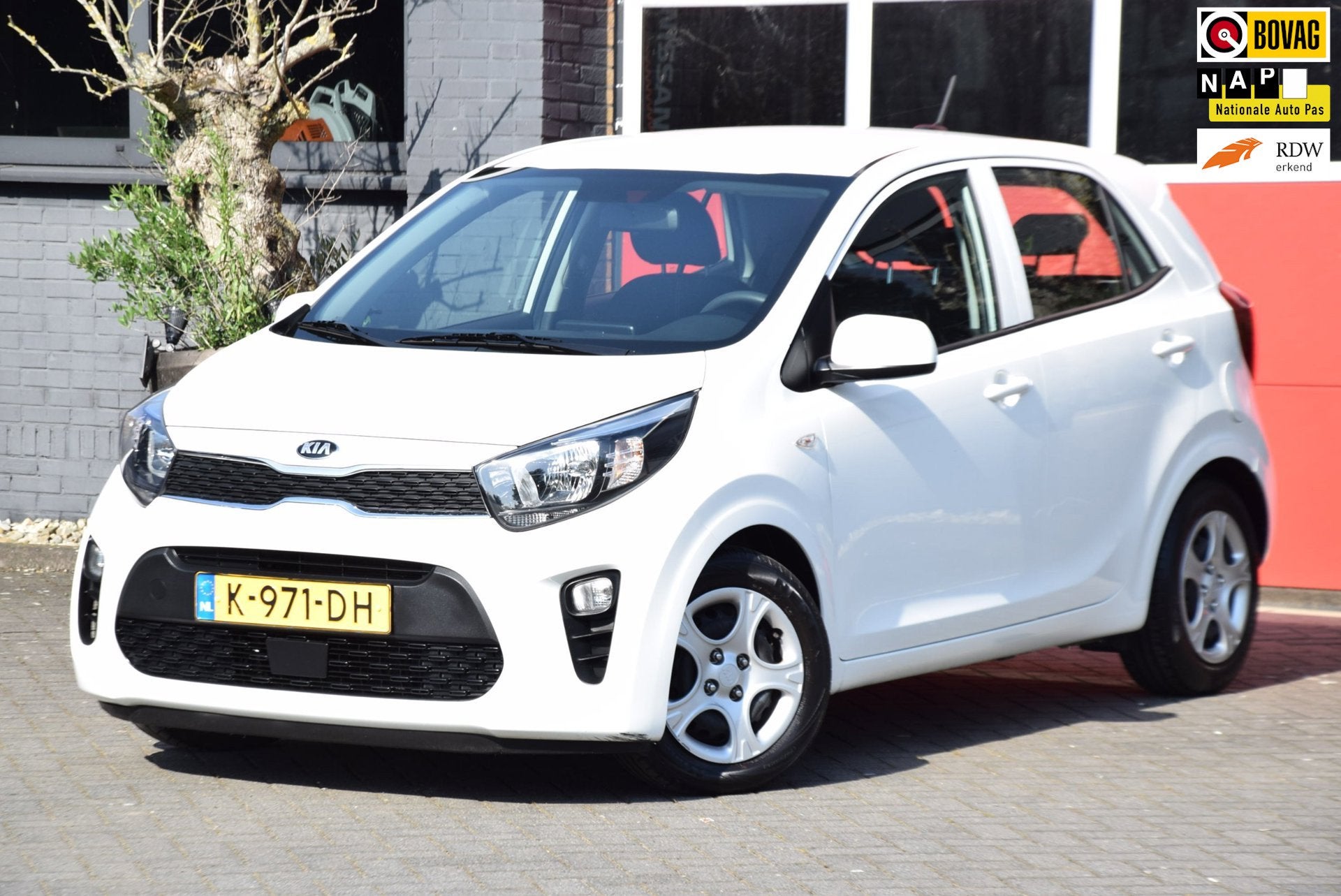 Kia Picanto 1.0 DPi ComfortLine 5p 2020 Airco 5 Deurs 15x op, Auto's, Voorwielaandrijving, Dealer onderhouden, Stof, Origineel Nederlands