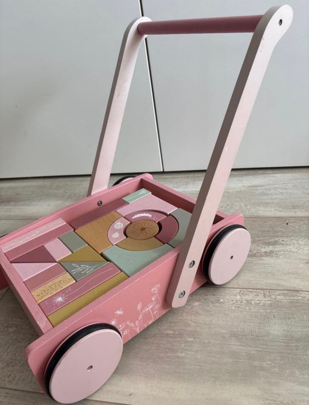 Little Dutch blokken wagen, Kinderen en Baby's, Ophalen, Zo goed als nieuw