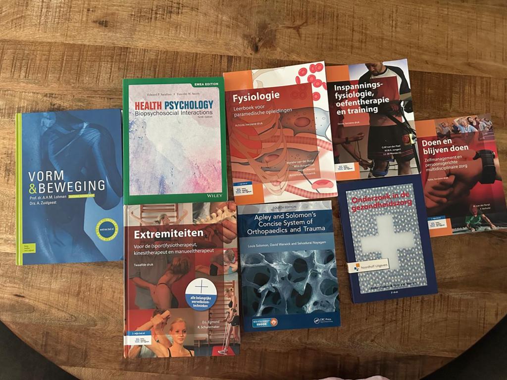 Saxion 1ste jaar boeken Fizjo, Ophalen of Verzenden