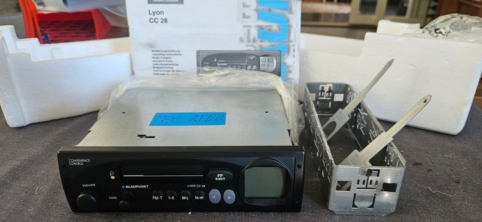 Blaupunkt Lyon CC 28 autoradio met cassette, Ophalen of Verzenden, Gebruikt