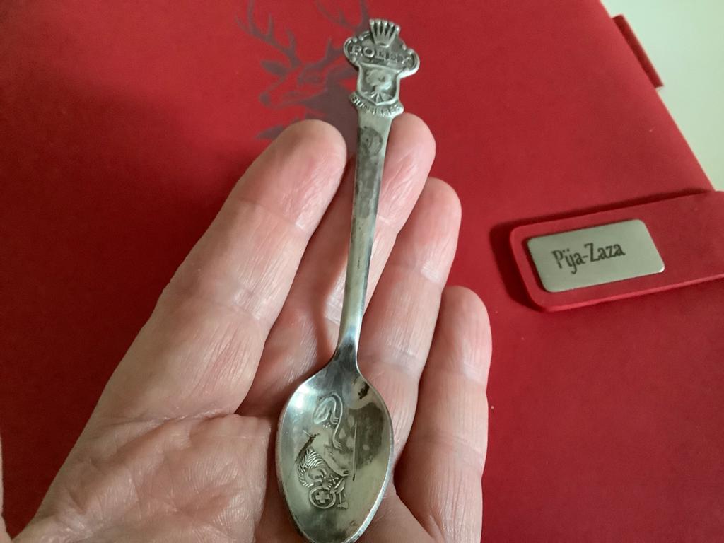 Vintage Rolex Bucherer of Zwitzerland verzilverde lepeltje, Verzenden