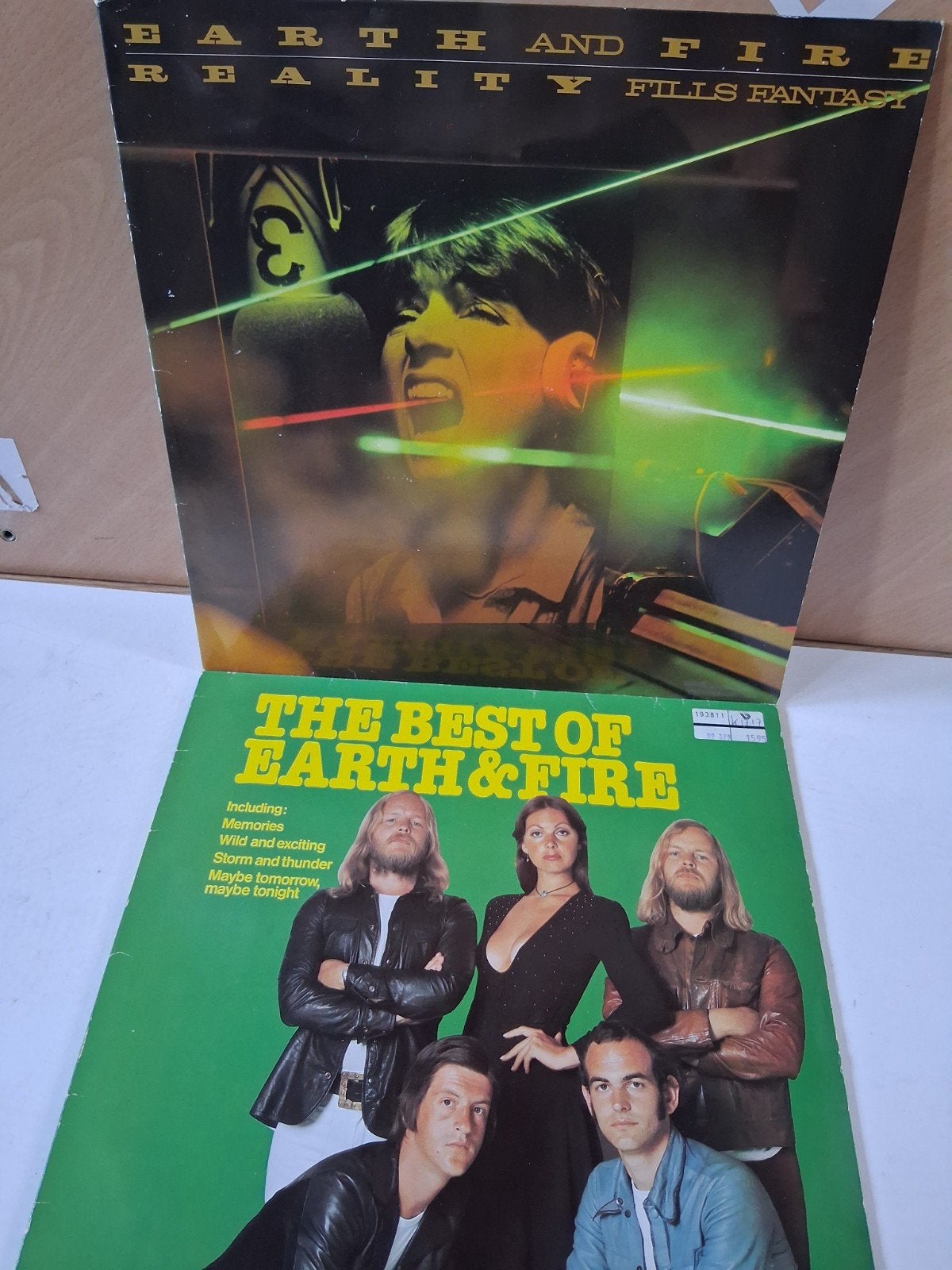 Earth & Fire - The Best Of & Reality Fills Fantasy LP's, LP, Gebruikt, Pop, Ophalen of Verzenden