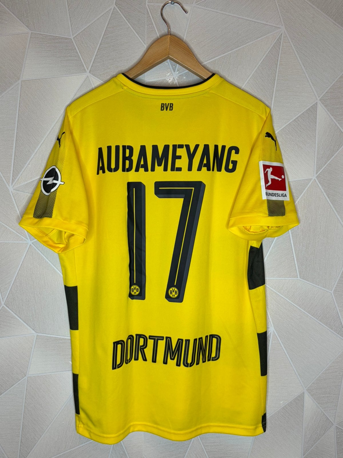 Borussia Dortmund thuis 2017/2018 Aubameyang, Shirt, ., Maat L, Ophalen of Verzenden