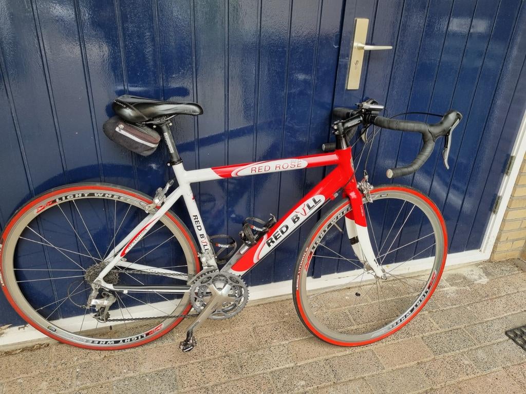Rose Red Bull racefiets Shimano Ultegra - Topstaat!, Fietsen en Brommers, Gebruikt, Carbon, Velgrem, 49 tot 53 cm