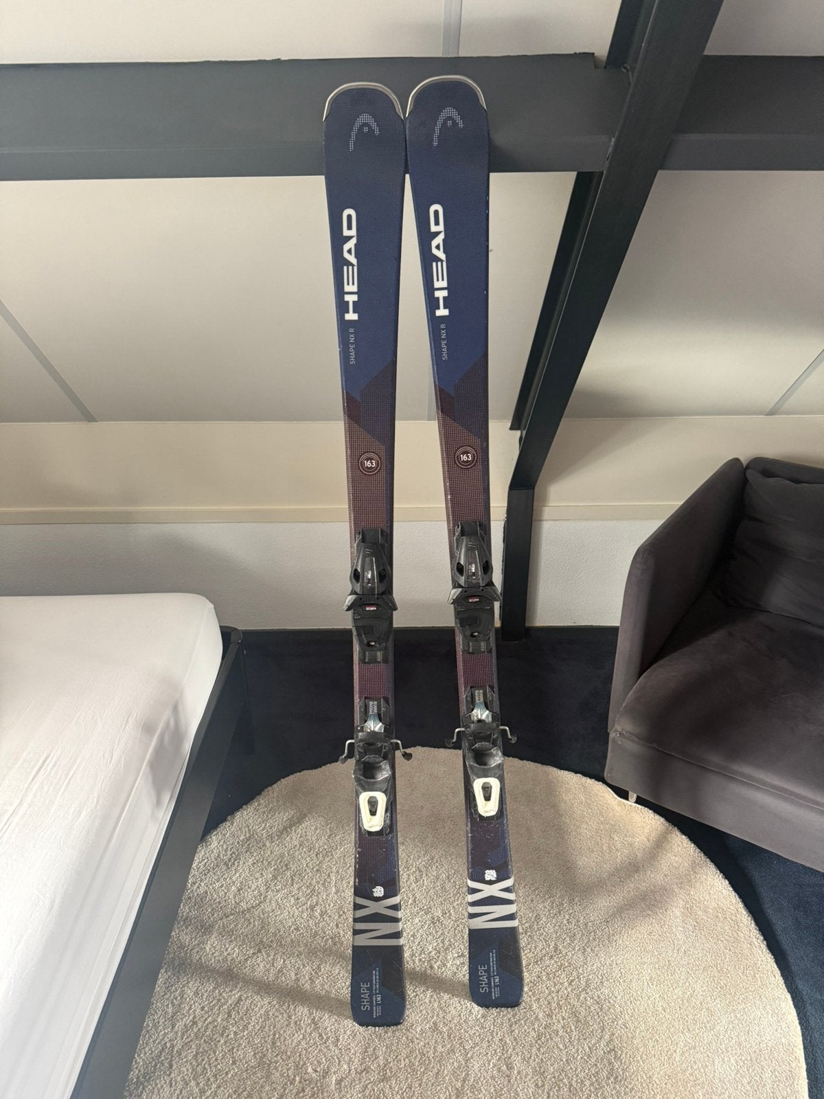 Head dames ski 163, 160 tot 180 cm, Ophalen of Verzenden, Zo goed als nieuw, Head