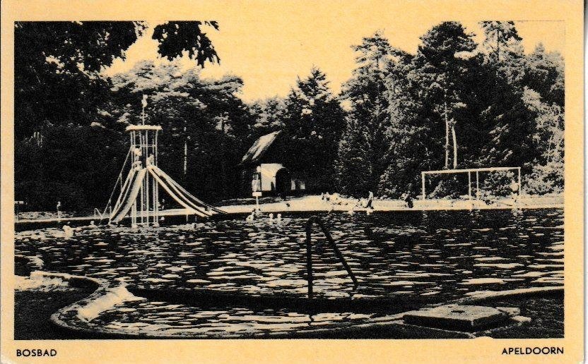 APELDOORN - BOSBAD, Ophalen of Verzenden, Ongelopen, Gelderland
