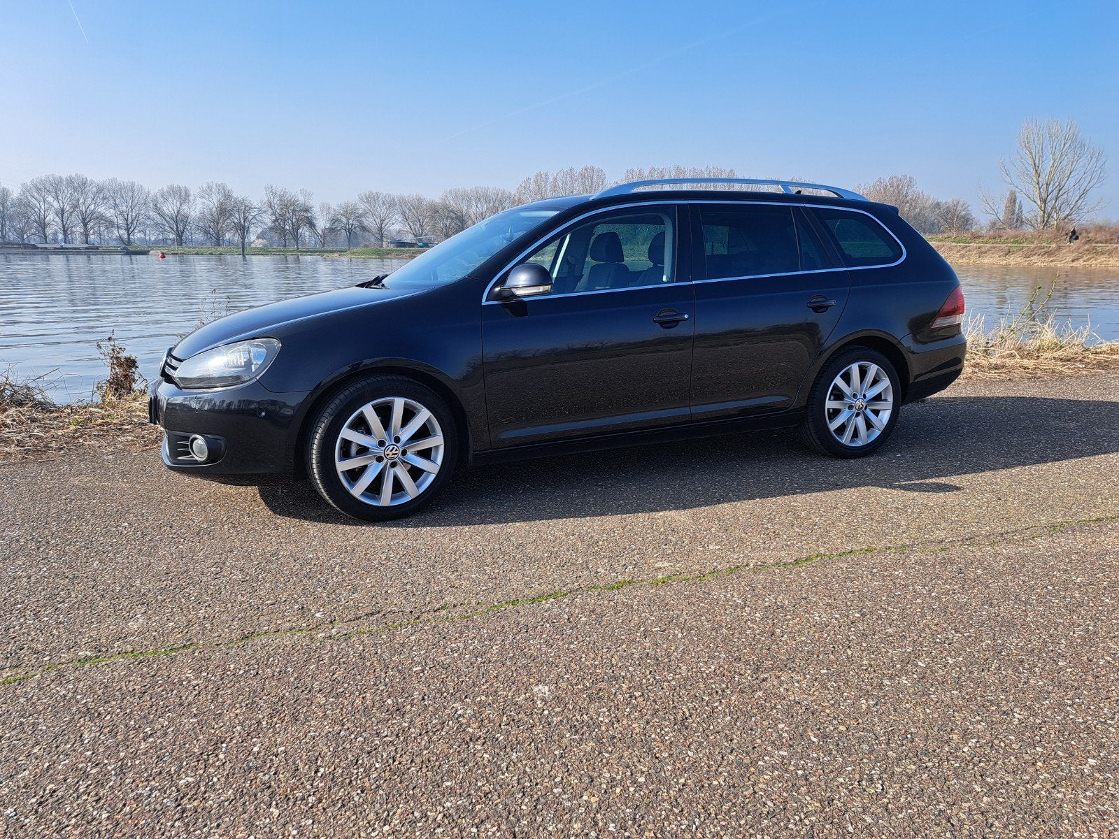 Volkswagen Golf 1.4 TSI Highline variant, Voorwielaandrijving, Zwart, 4 cilinders, Alcantara
