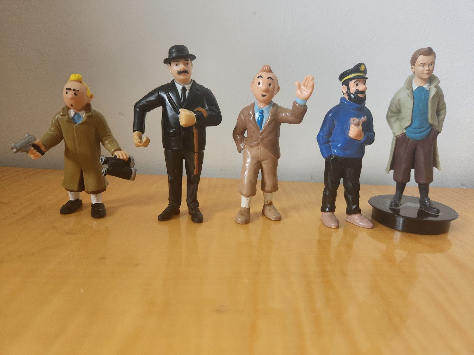 Kuifje Figuren Set: Kuifje, Haddock, Jansen en Janssen, Ophalen of Verzenden