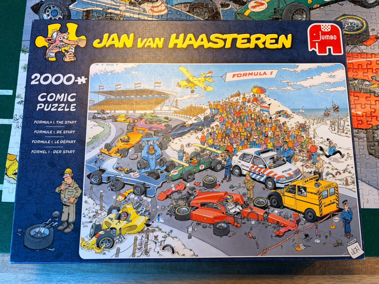 Jan van haasteren 2000 formulie 1, Ophalen, Meer dan 1500 stukjes, Zo goed als nieuw