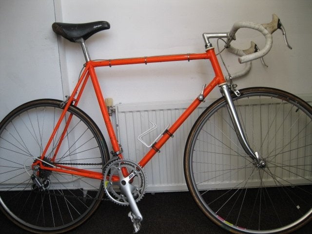 Frame met installatie van een racefiets 28 inch, Ophalen, Gebruikt, Overige merken